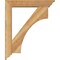 Ekena Millwork Westlake Traditional Rough Sawn Bracket w/ Offset Brace, Western Red Cedar, 6"W x 30"D x 36"H BKT0604X30X36WTL01RWR - alternate 3